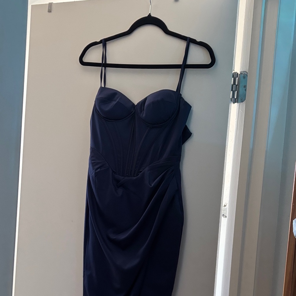 Chic Midnight Blue Maxi Dress